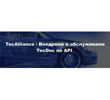 TecAlliance - Внедряем и обслуживаем TecDoc по API