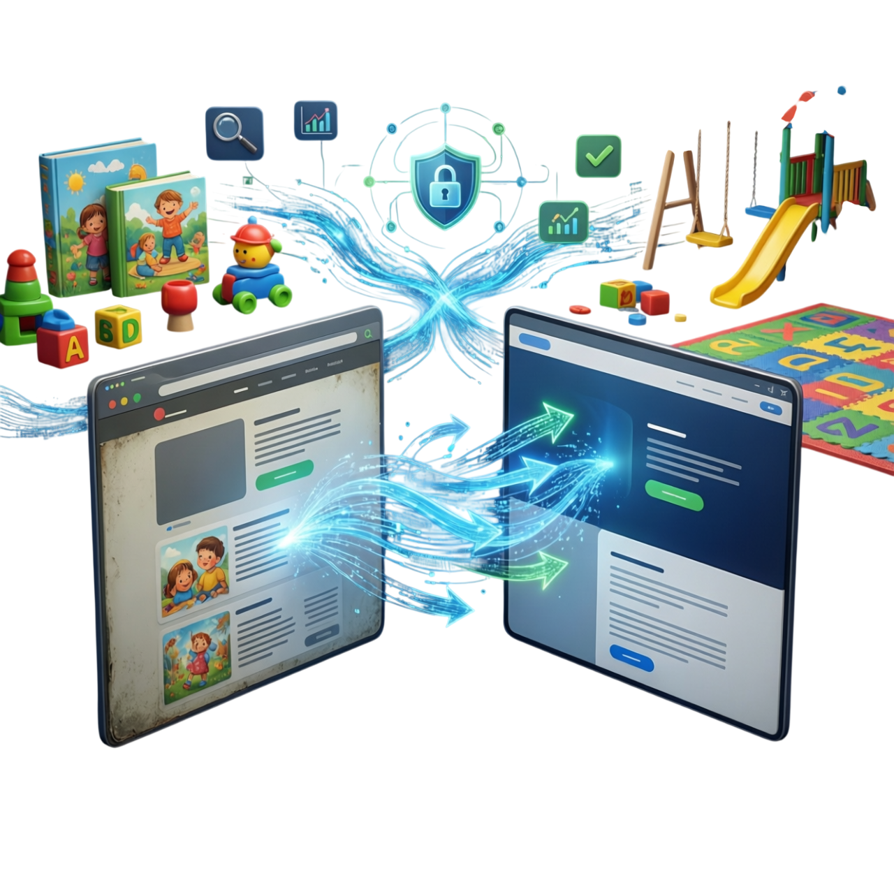 Перенос старого сайта "Детского сада" на современную платформу «под ключ»