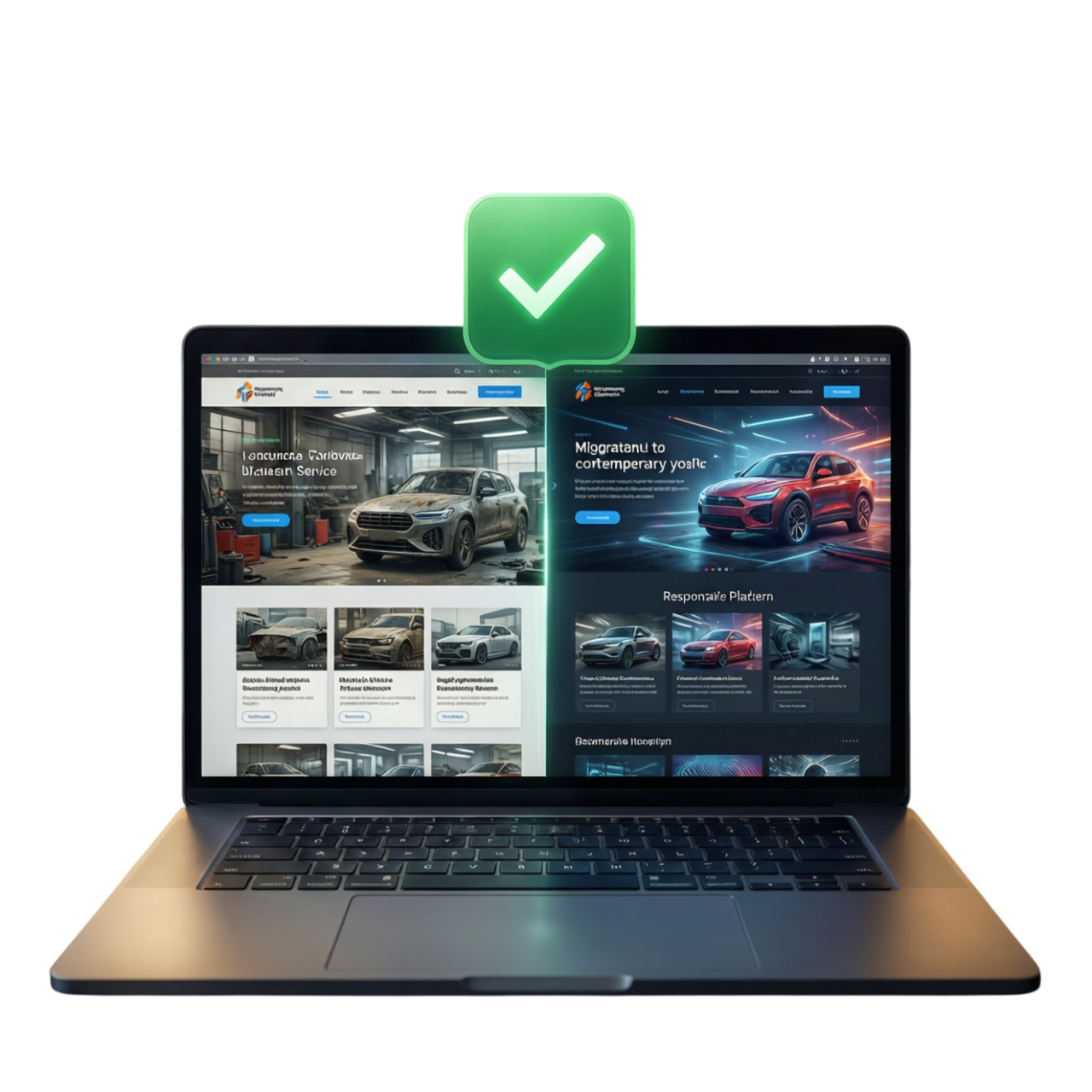 Перенос старого сайта Автосервиса на современную платформу «под ключ»