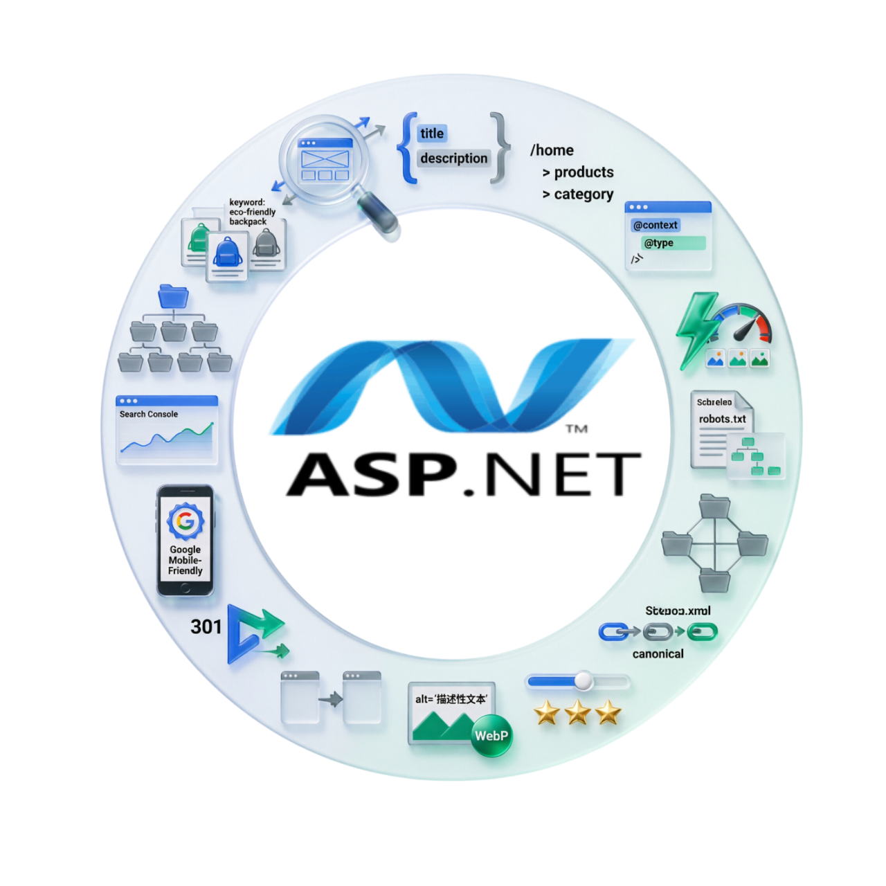 Настройка SEO на сайте ASP.NET