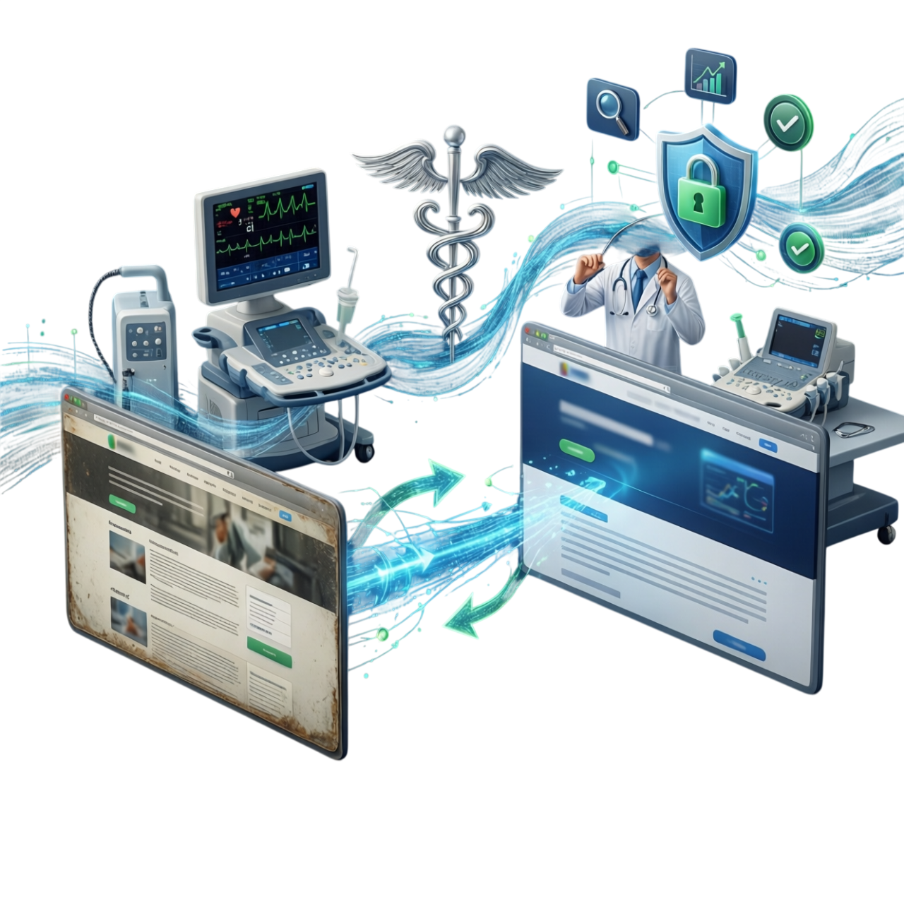 Перенос старого сайта "Медицинского центра" на современную платформу «под ключ»