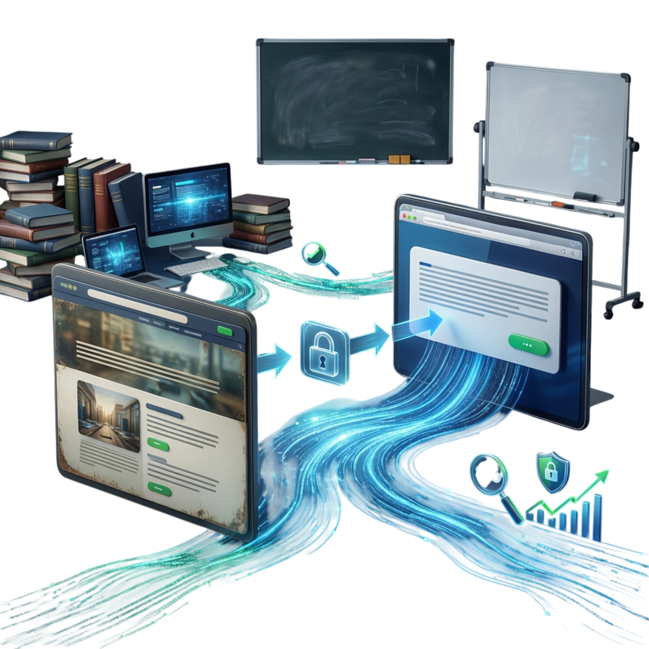 Перенос старого сайта "Образовательного центра" на современную платформу «под ключ»