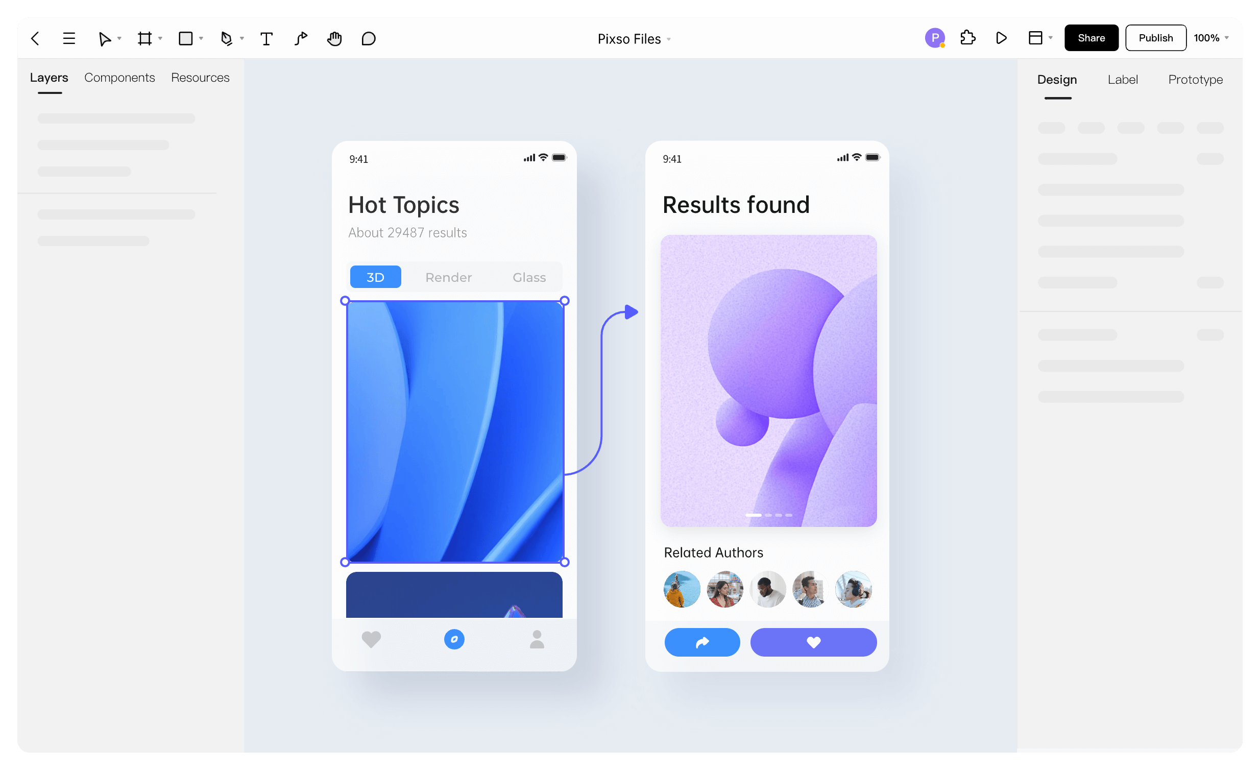 Pixso: бесплатный дизайн-инструмент для команд, который объединяет дизайн, прототипирование и разработку