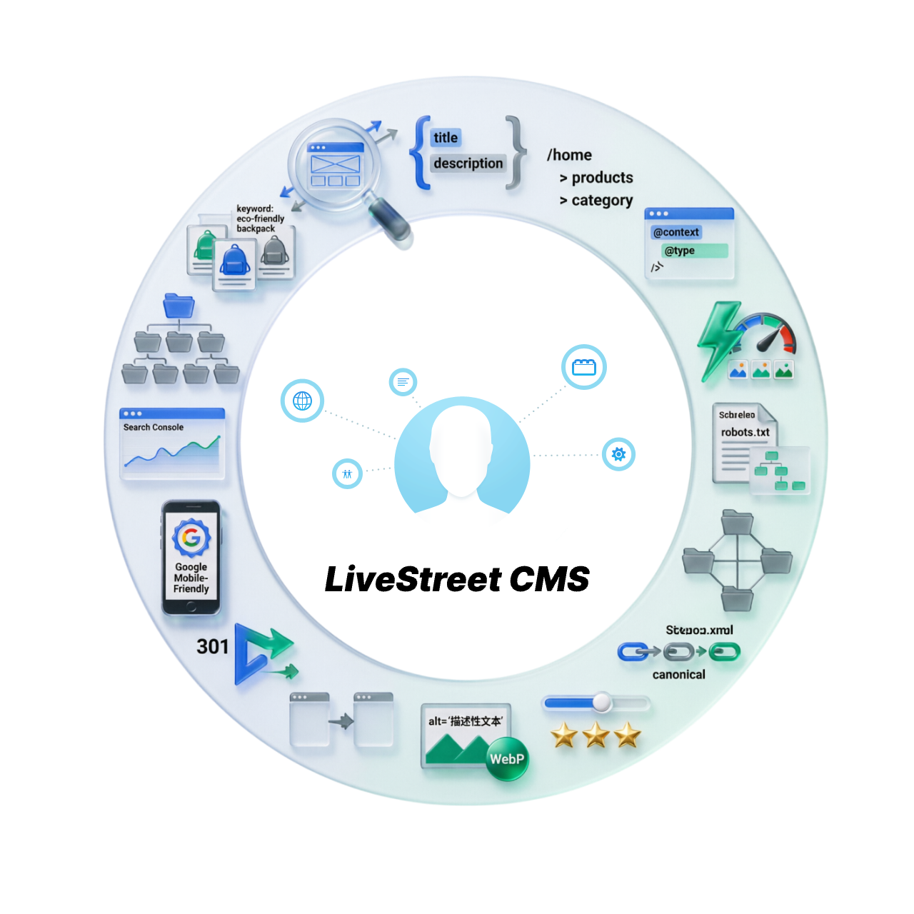 Настройка SEO на сайте LiveStreet