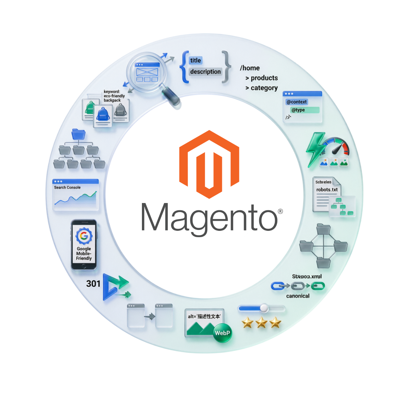 Настройка SEO на сайте Magento