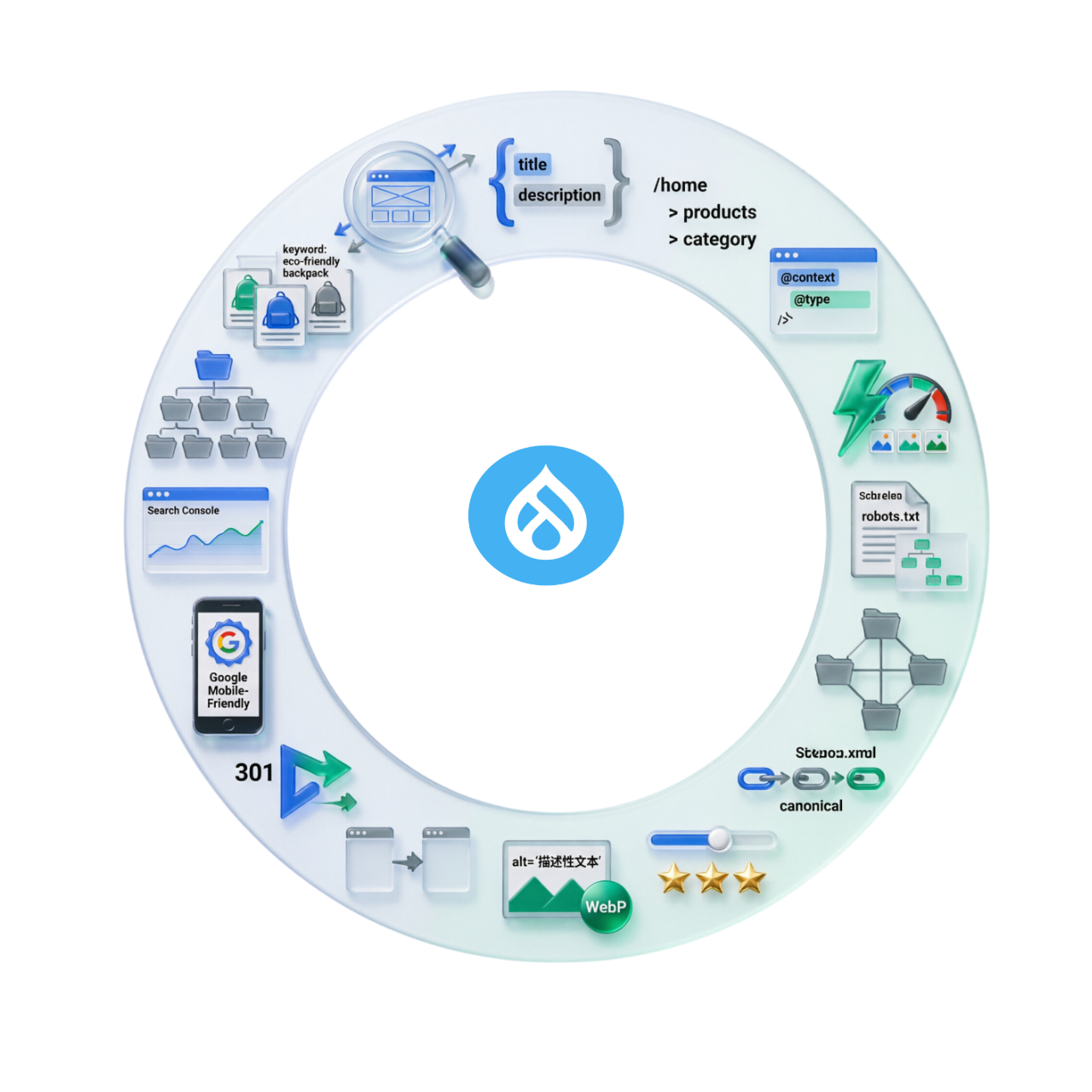 Настройка SEO на сайте Drupal